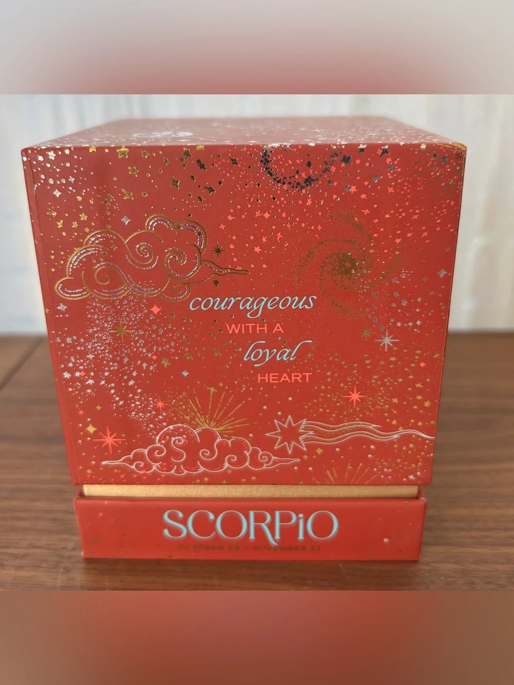 GUC Anthropologie Boxed Zodiac Candle, Scorpio
